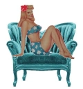 Woman in Armchair