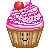 smiling cupcake