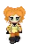 Cute orange girl