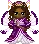 Cute violet girl