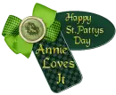 Happy St.Pattys Day Annie Loves It