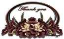 Brown bouquet of flowers