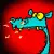 cute dragon button