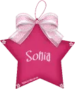 Pink Star With Bow -Sonia-