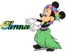 Hula Minnie Mouse -Florence-