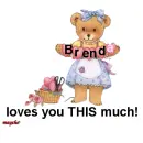 brenda loves u THIS much bear
