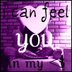 I can feel you in my heart