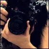 Girl with fotoaparat