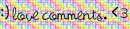 :) love comments<3 (in glitter)