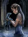 faerie with dragon ani water
