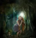 gothic forest faerie ani