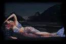 pretty mermaid glittered