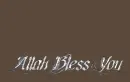 Allah bless you