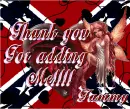 Thank you for adding me