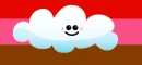 fluffy clouds(a']