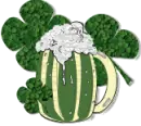 shamrocks and beer