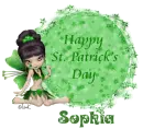 Happy St. Patrick's Day... Sophia