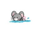 Swimming mouse