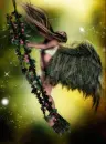 angel on swing