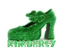 ST PATTYS SHOE WITH THE NAME KIMBERLY