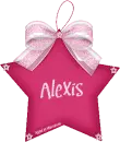 Pink Star With Bow -Alexis-