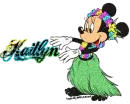 Hula Minnie Mouse -Kaitlyn-