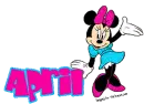 Lean'n Minnie Mouse -April-