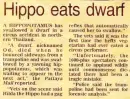 hippo eats dwarf