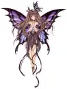 PURPLE ANIME GIRL