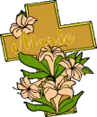 CROSS WITH THE NAME MARIE