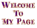 Welcome to my page