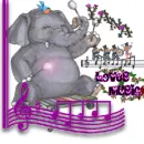 Yana loves music/smaller