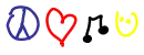 PEACE LOVE MUSIC HAPPINESS!