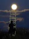 climbing to the moon