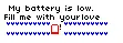 low battery