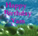 Happy Birthday Yam