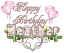happy birthday heather