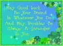 POEM: "May Good Luck"