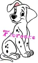Florance with Dalmation puppy