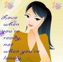 Love when you ready...