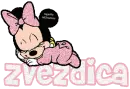 Sleeping Baby Minnie Mouse -Zvezdica-