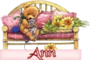 Cute bear with kitty - Ann