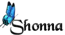 Blue Butterfly - Shonna