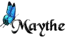 Blue Butterfly - Maythe