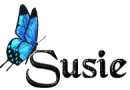 Blue Butterfly - Susie