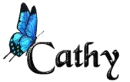 Blue Butterfly - Cathy