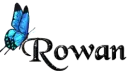 Blue Butterfly - Rowan