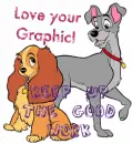Lady and the tramp love your graphic