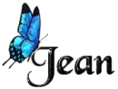 Blue Butterfly - Jean