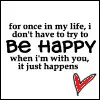 Be Happy